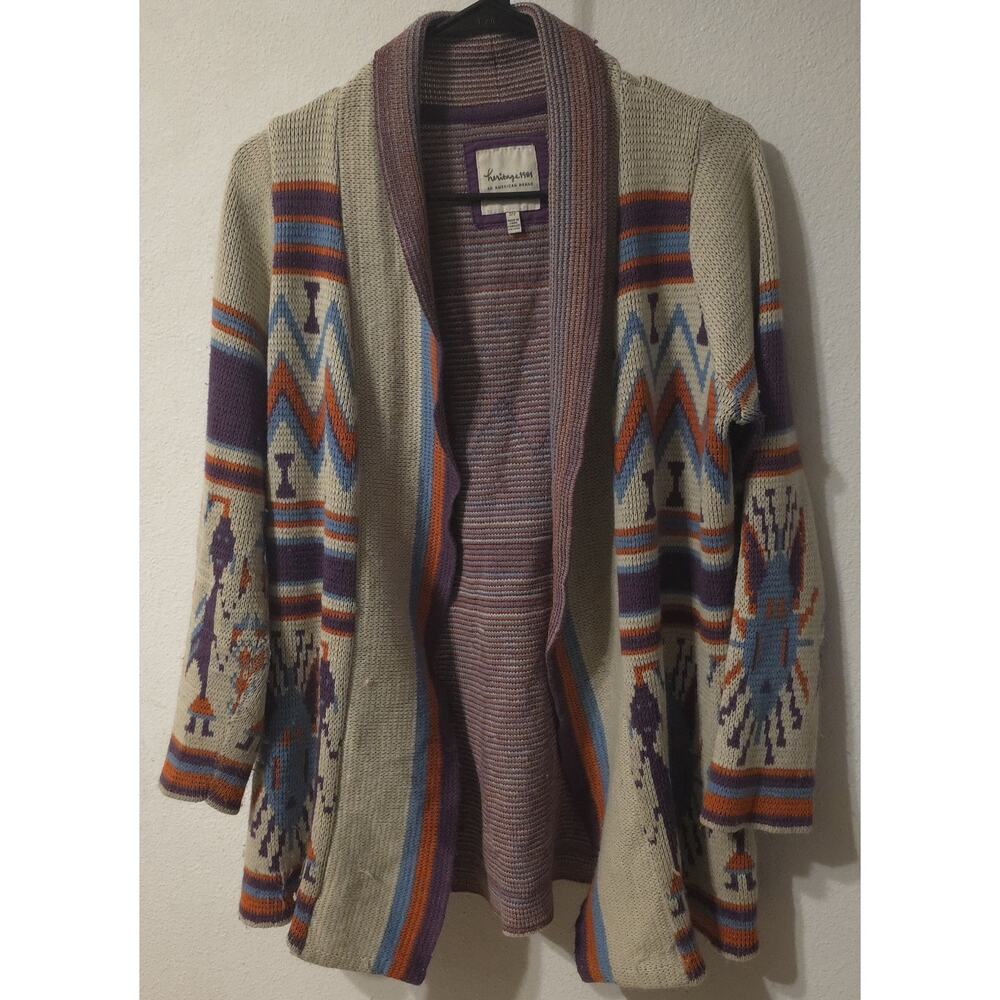 Heritage Multicolor Patterned Cardigan